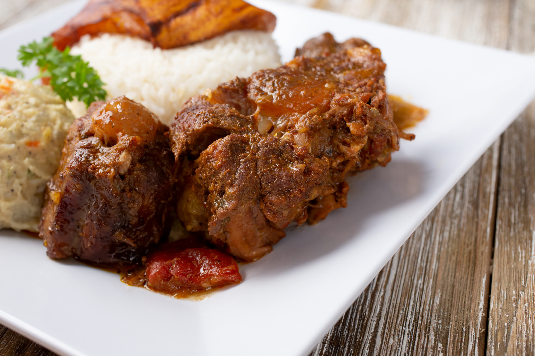 Caribbean oxtail